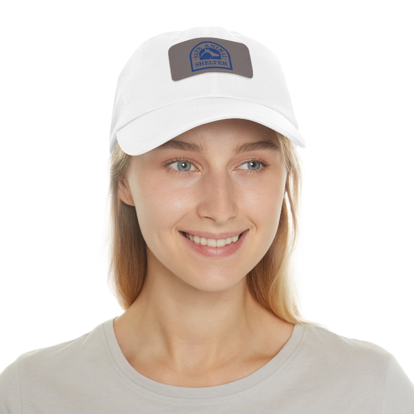SAS Logo Dad Hat with Leather Patch (Rectangle)