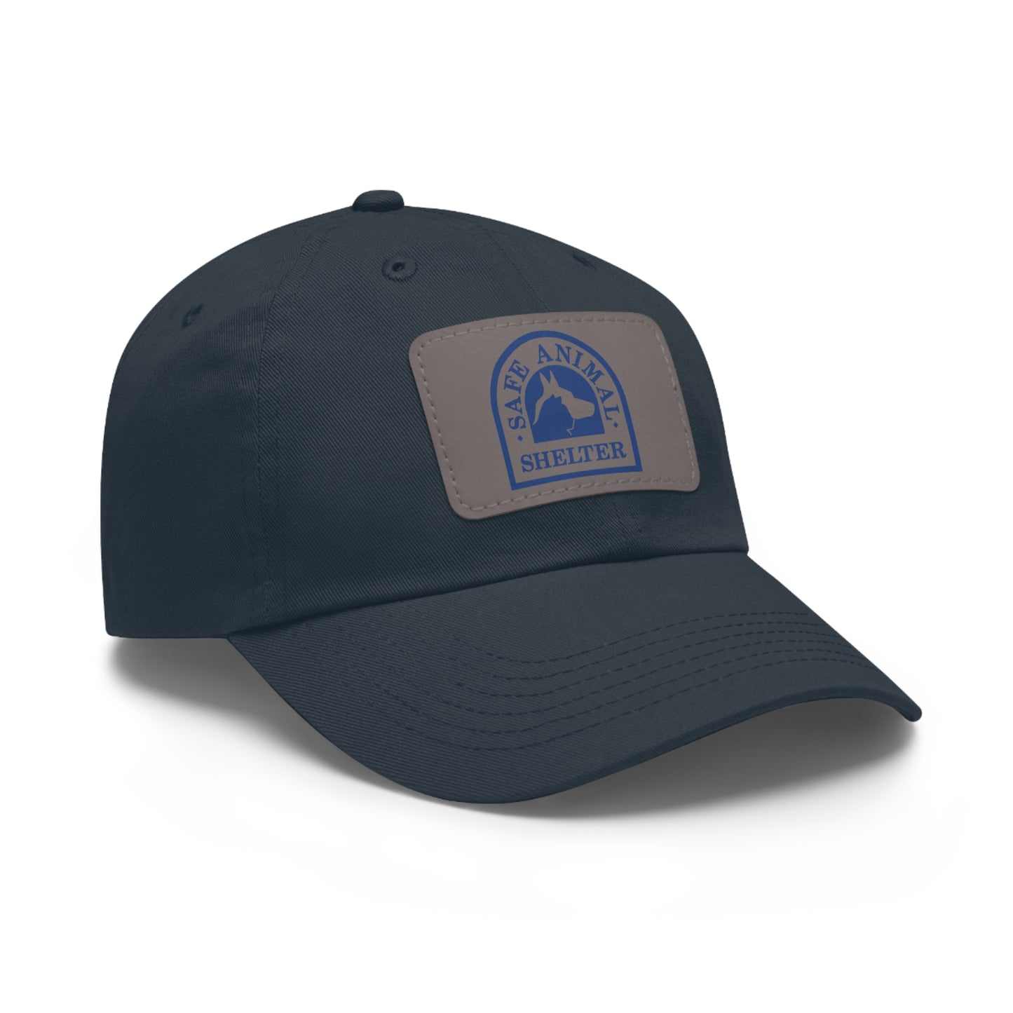 SAS Logo Dad Hat with Leather Patch (Rectangle)