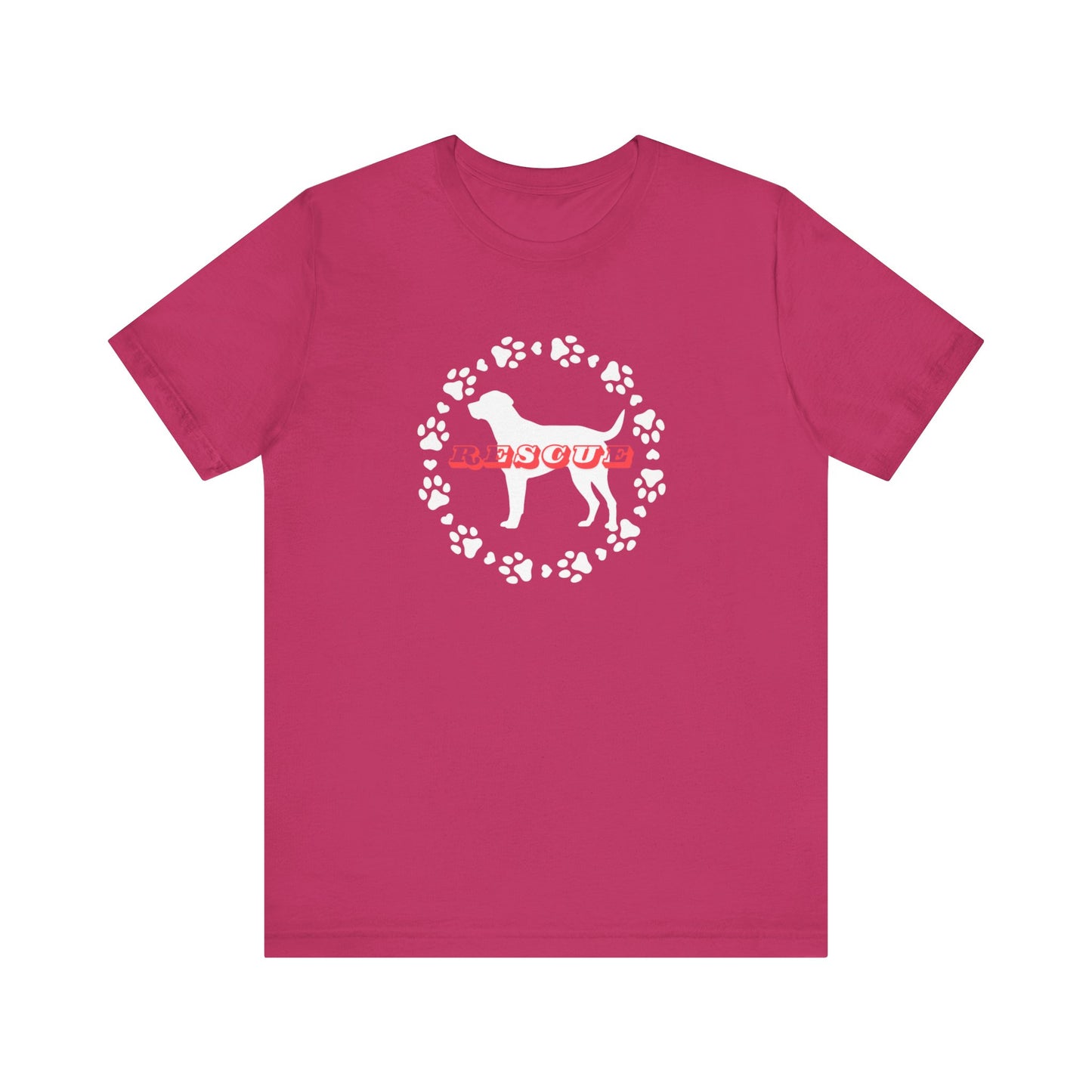 Rescue Dog Unisex Jersey Short Sleeve Tee