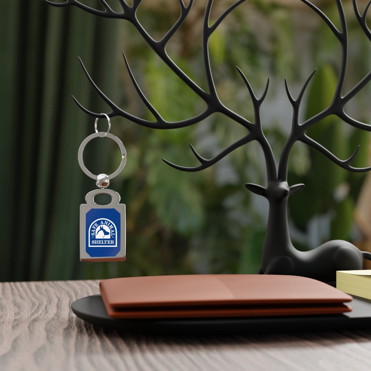 SAS Logo Rectangle Photo Keyring