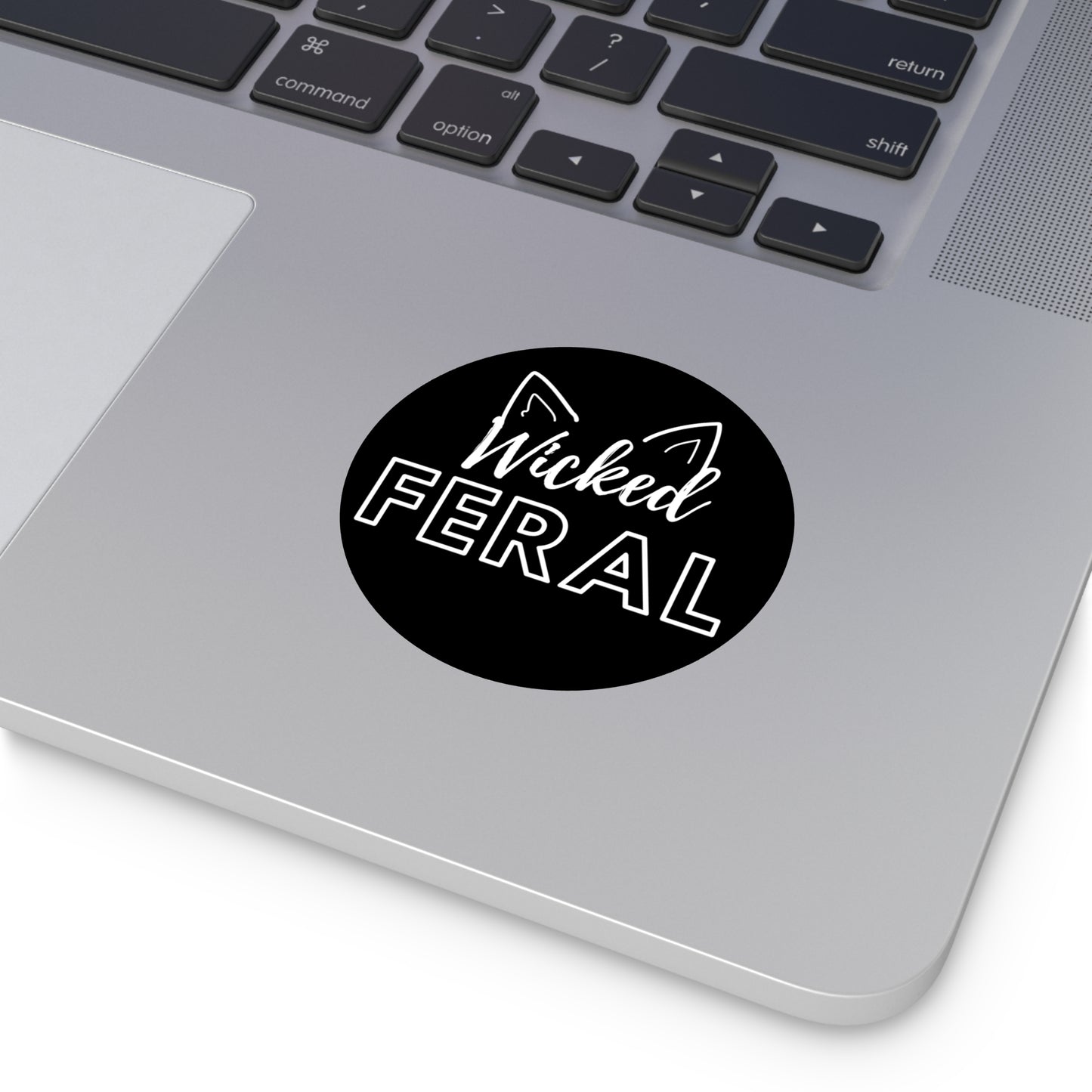 Wicked Feral Round Vinyl Stickers