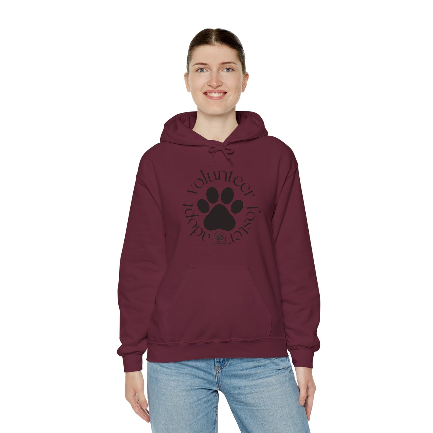 Volunteer, foster, adopt Unisex Heavy Blend™ Hooded Sweatshirt