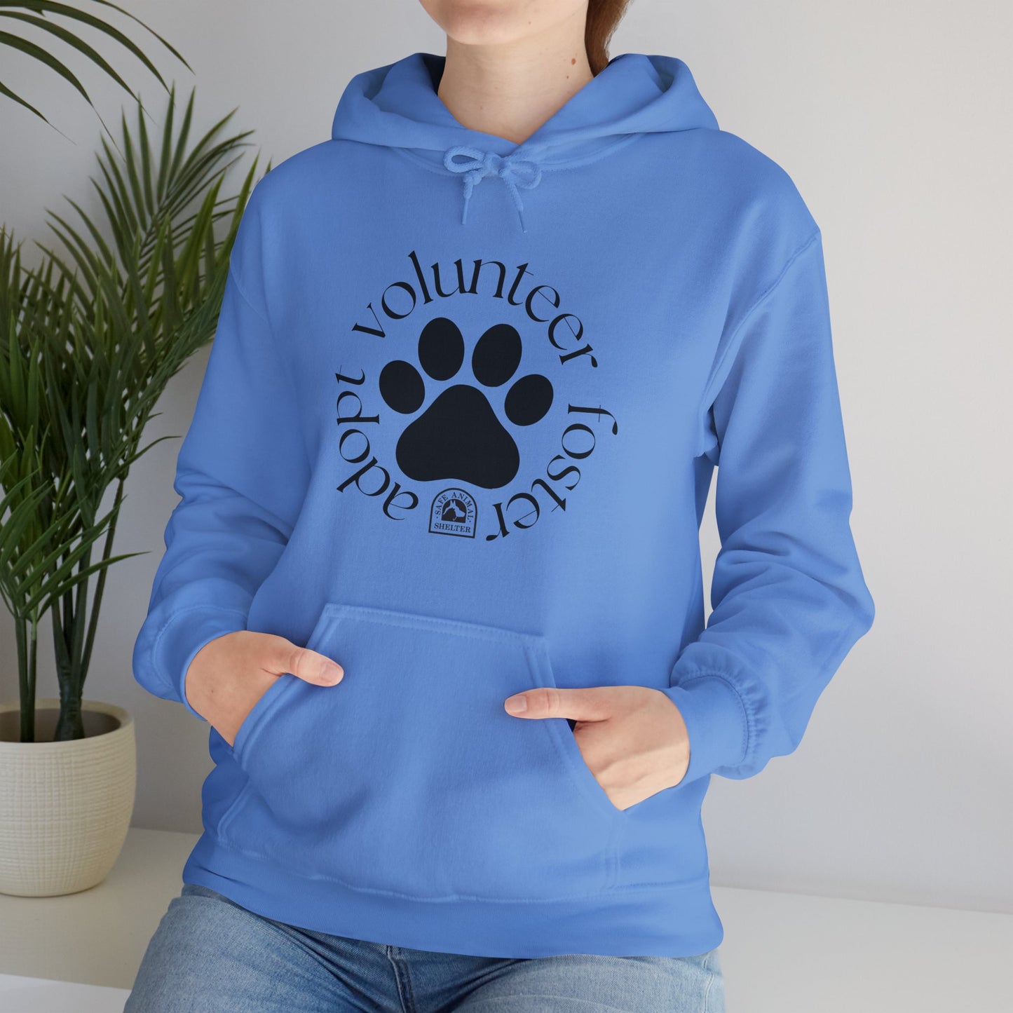 Volunteer, foster, adopt Unisex Heavy Blend™ Hooded Sweatshirt