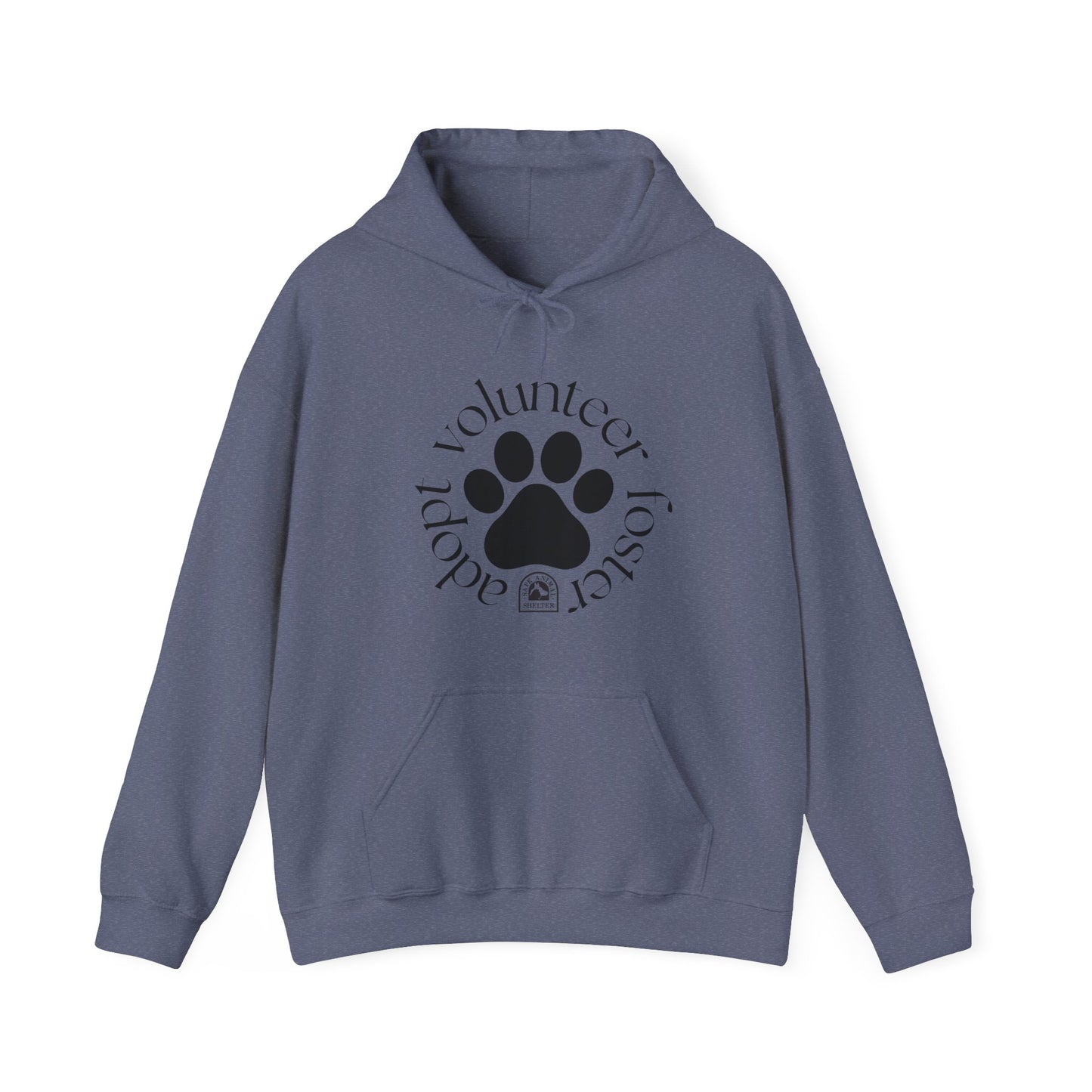 Volunteer, foster, adopt Unisex Heavy Blend™ Hooded Sweatshirt