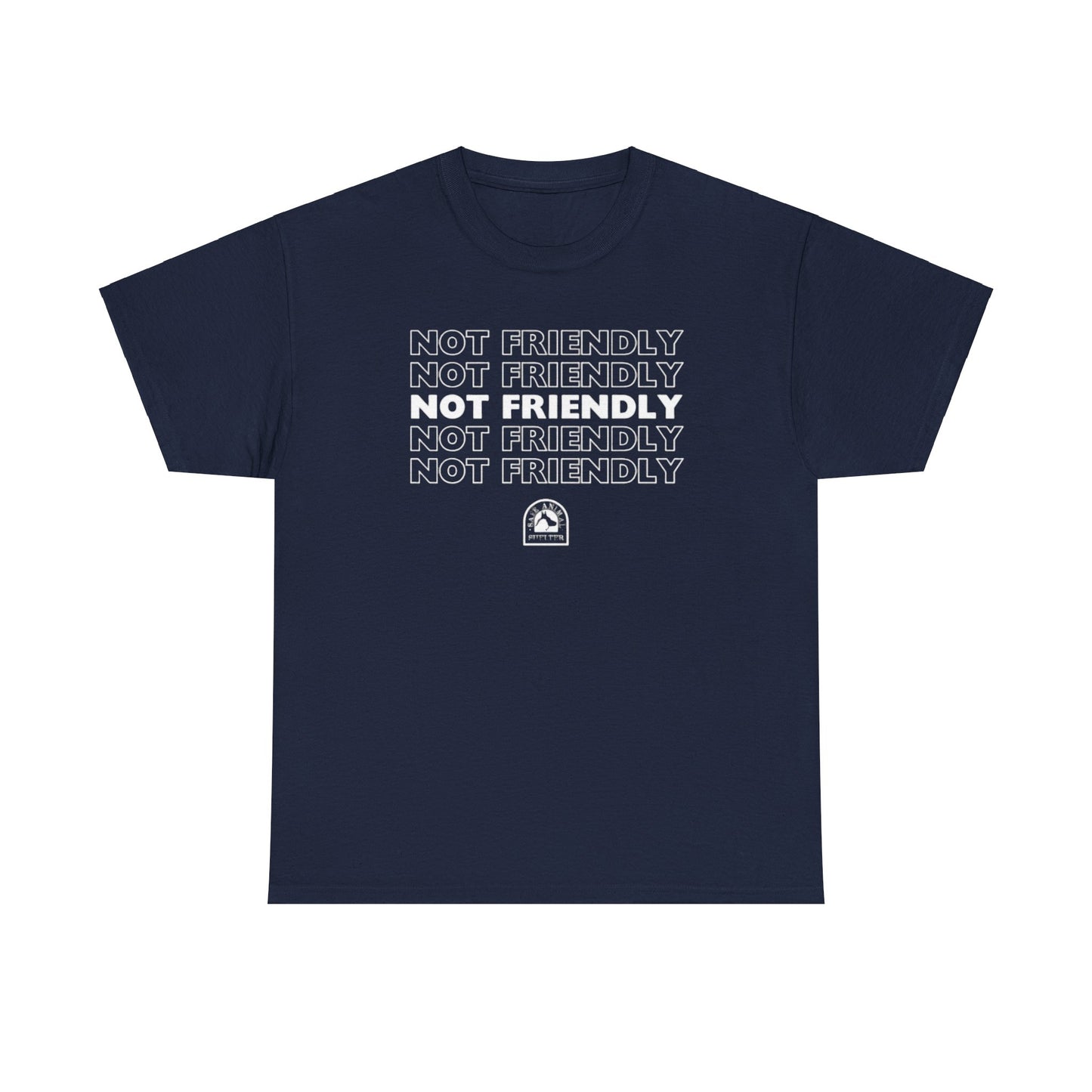 Not Friendly Heavy Cotton Tee