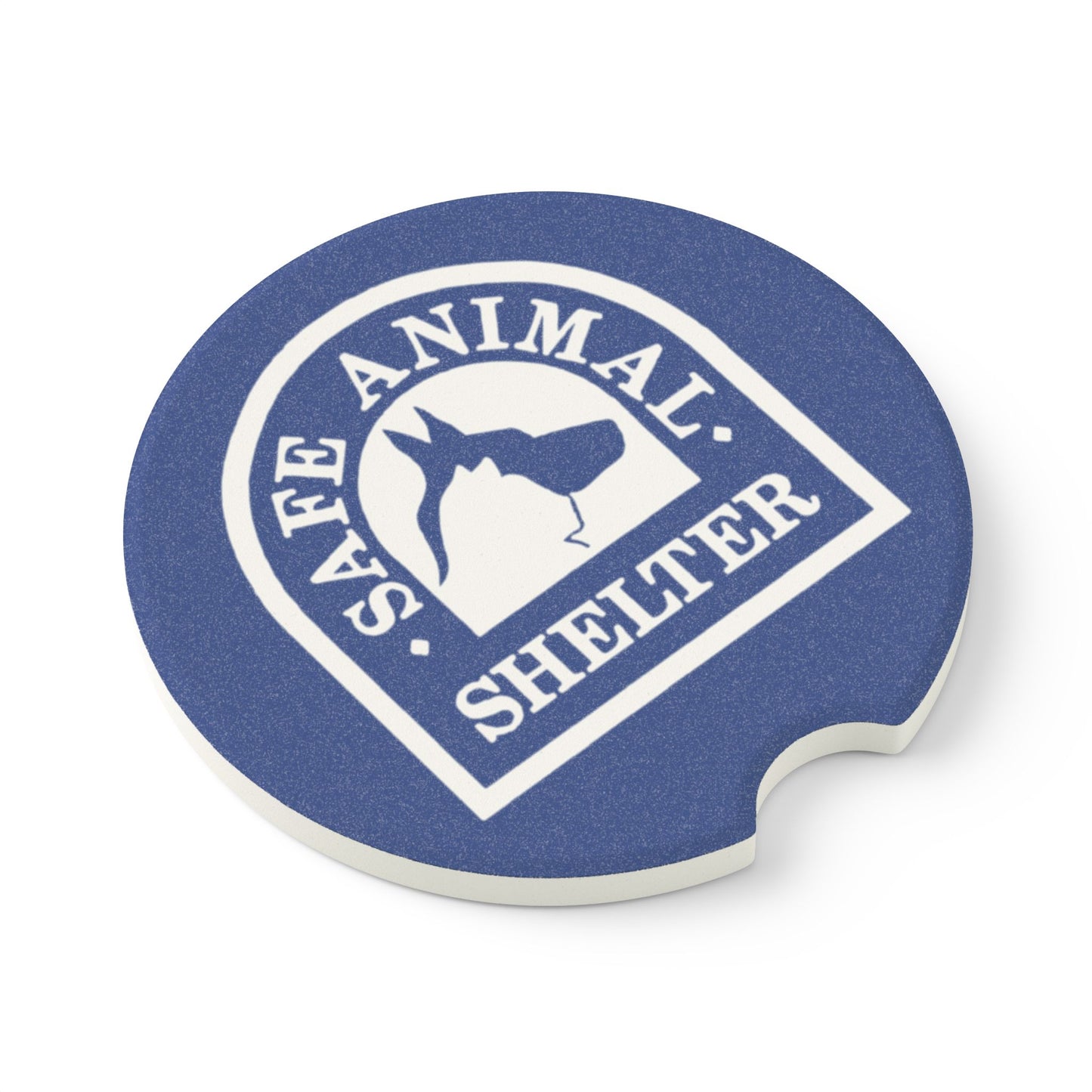 Volunteer, foster, adopt Soapstone Car Coaster