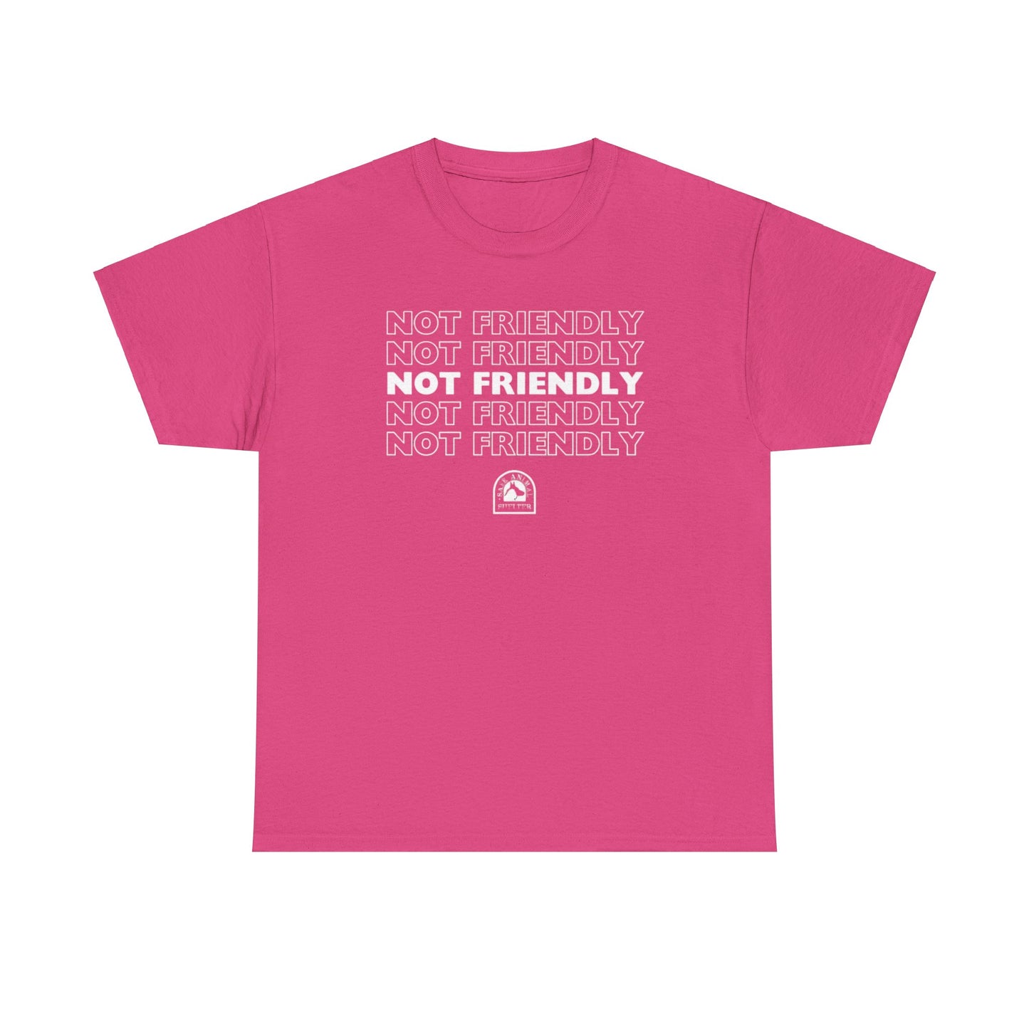 Not Friendly Heavy Cotton Tee