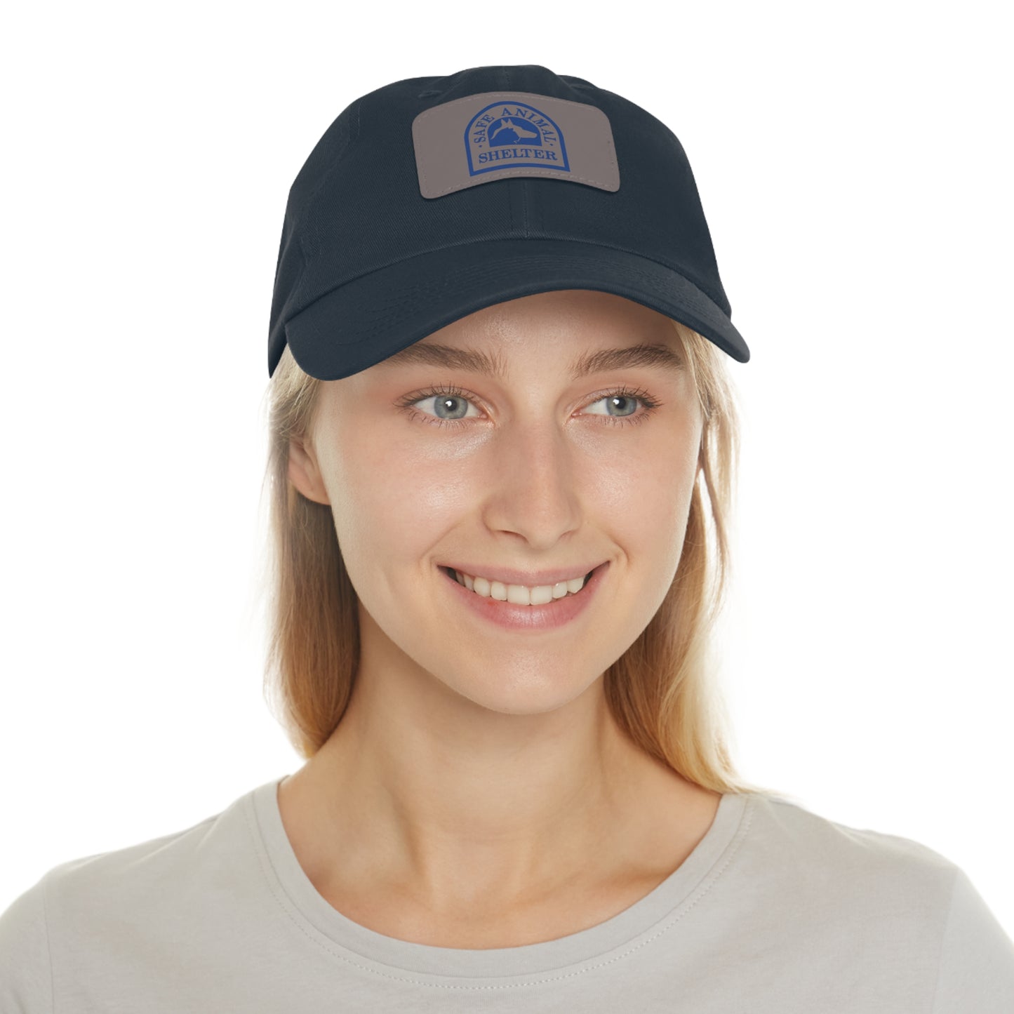 SAS Logo Dad Hat with Leather Patch (Rectangle)
