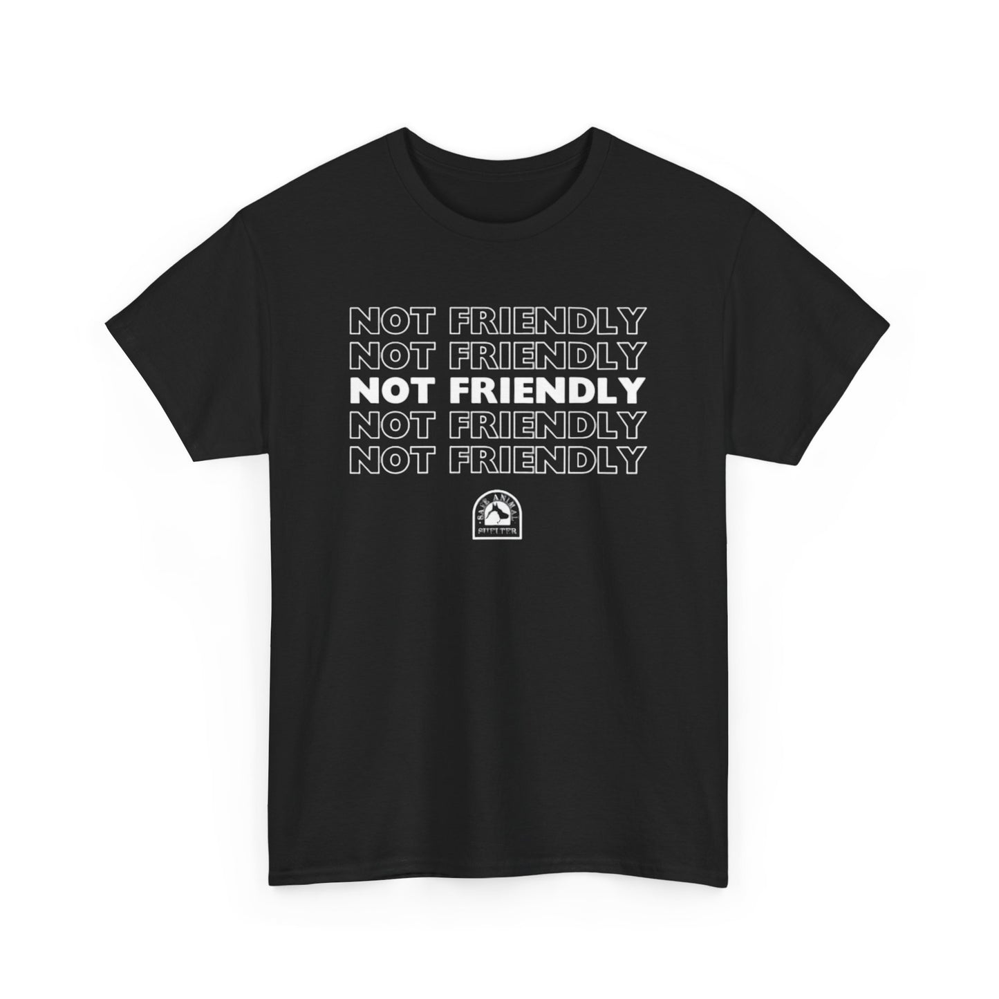 Not Friendly Heavy Cotton Tee