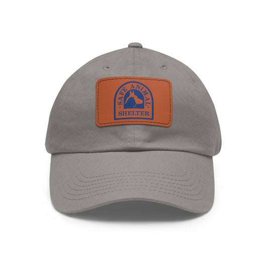 SAS Logo Dad Hat with Leather Patch (Rectangle)