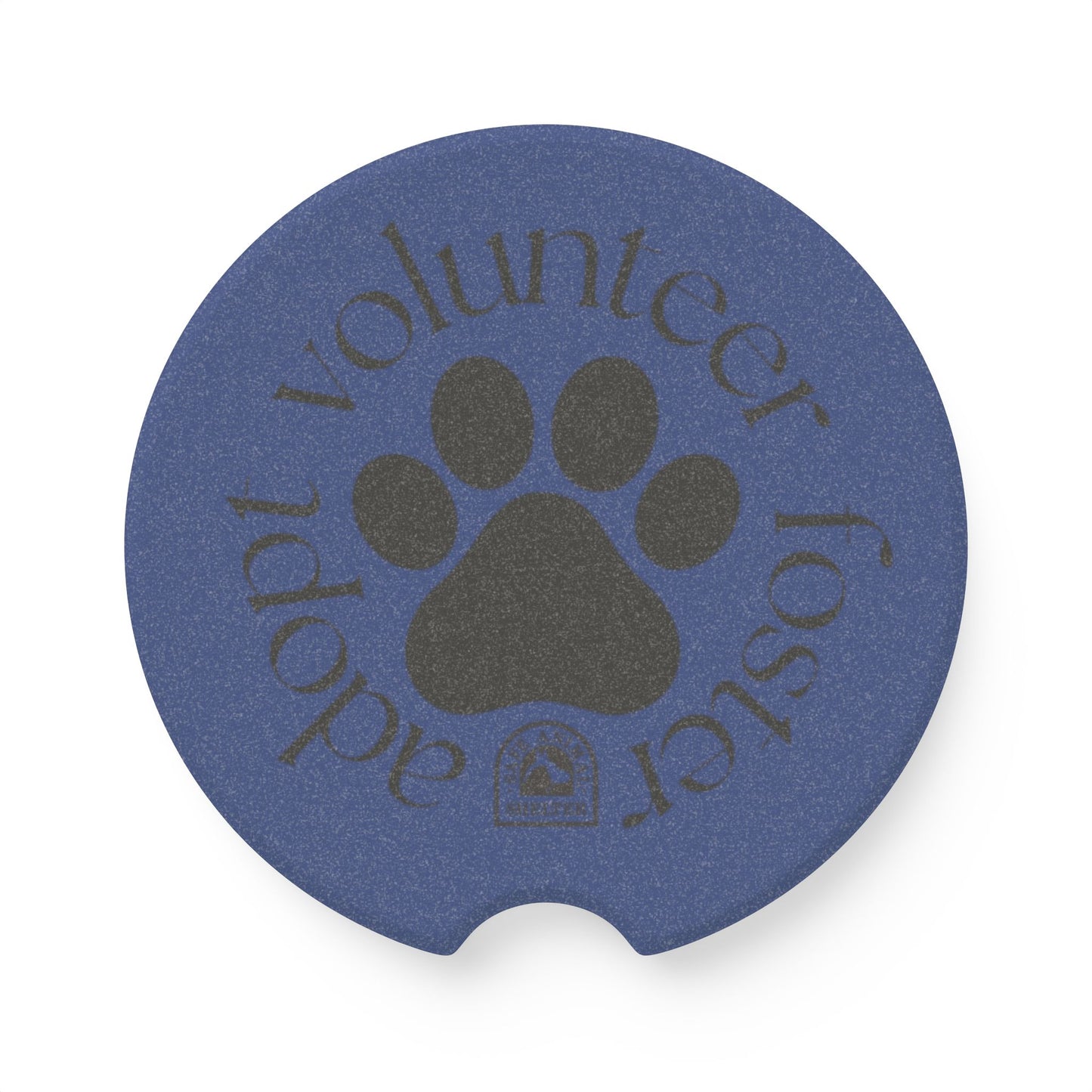 Volunteer, foster, adopt Soapstone Car Coaster