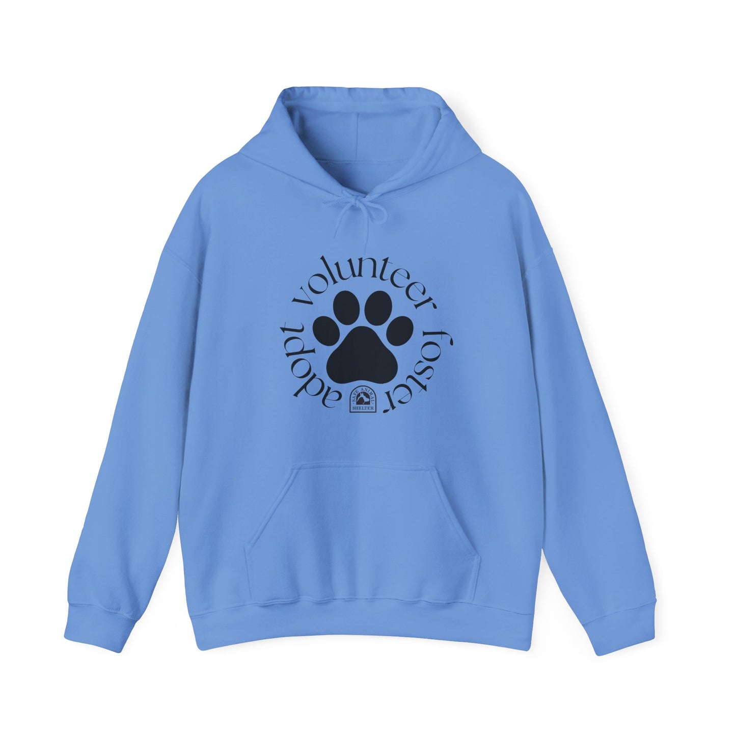 Volunteer, foster, adopt Unisex Heavy Blend™ Hooded Sweatshirt