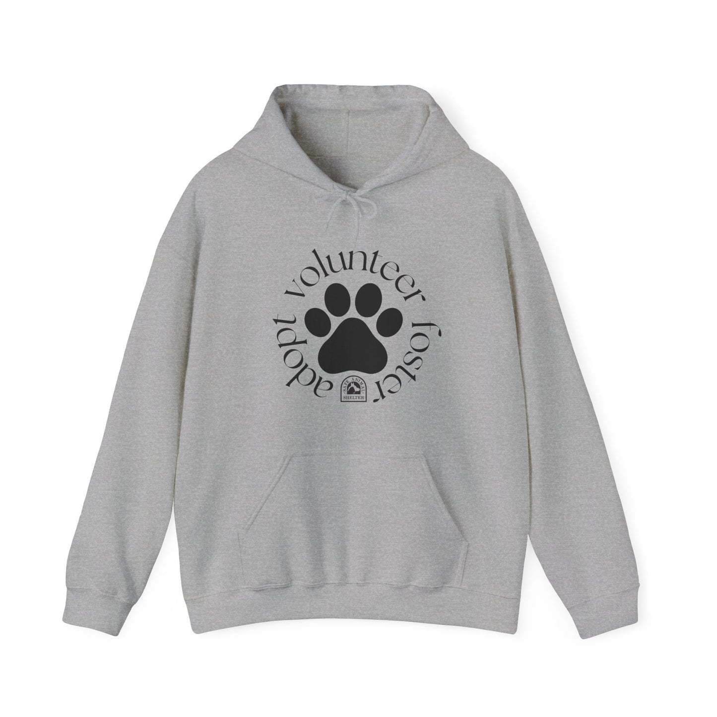 Volunteer, foster, adopt Unisex Heavy Blend™ Hooded Sweatshirt