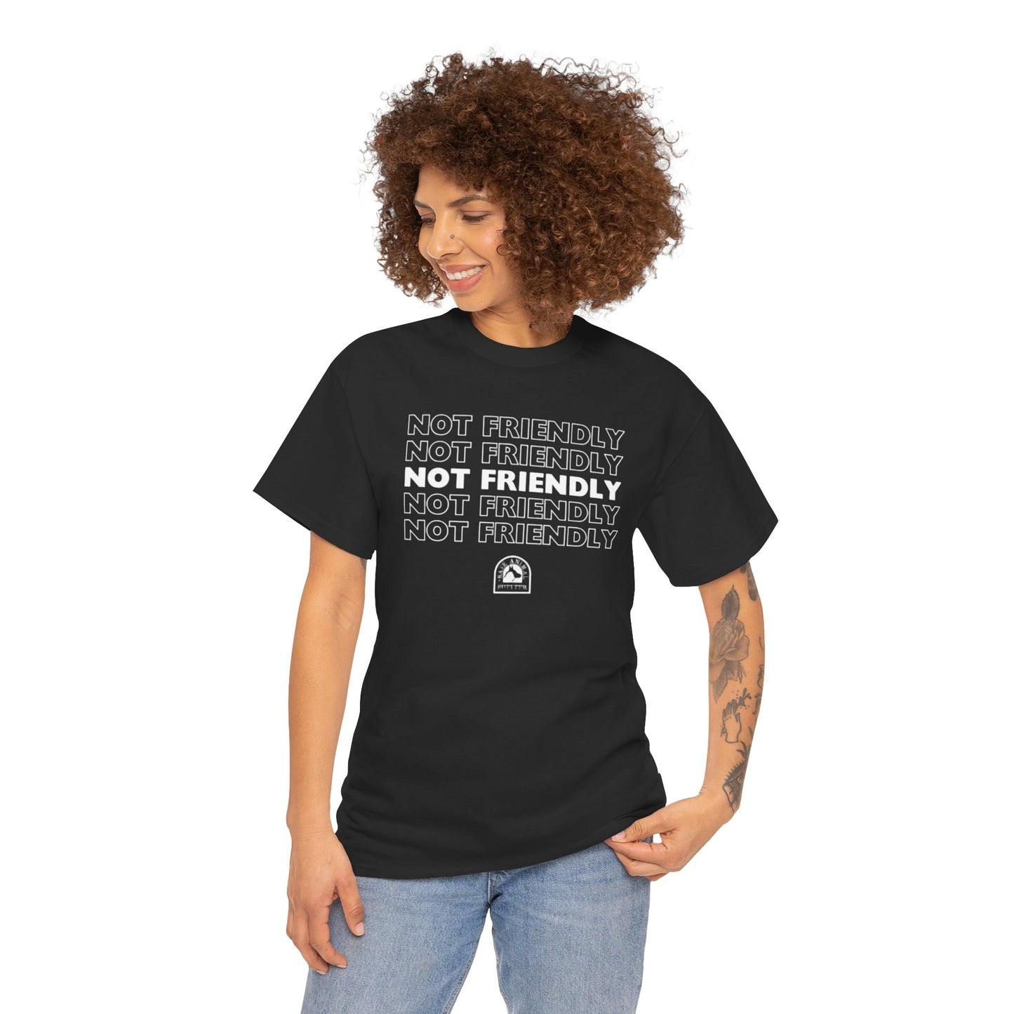 Not Friendly Heavy Cotton Tee