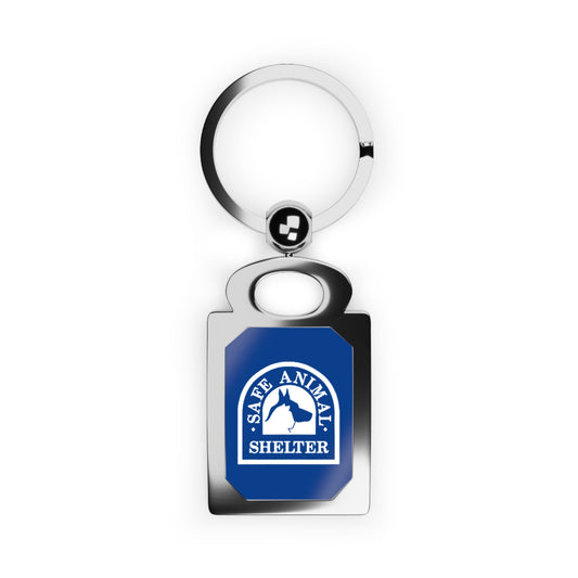 SAS Logo Rectangle Photo Keyring