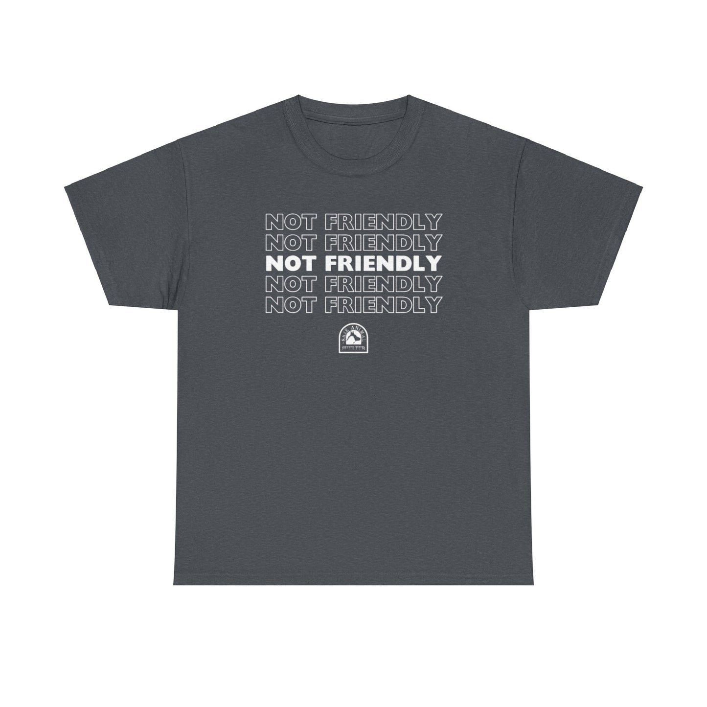 Not Friendly Heavy Cotton Tee