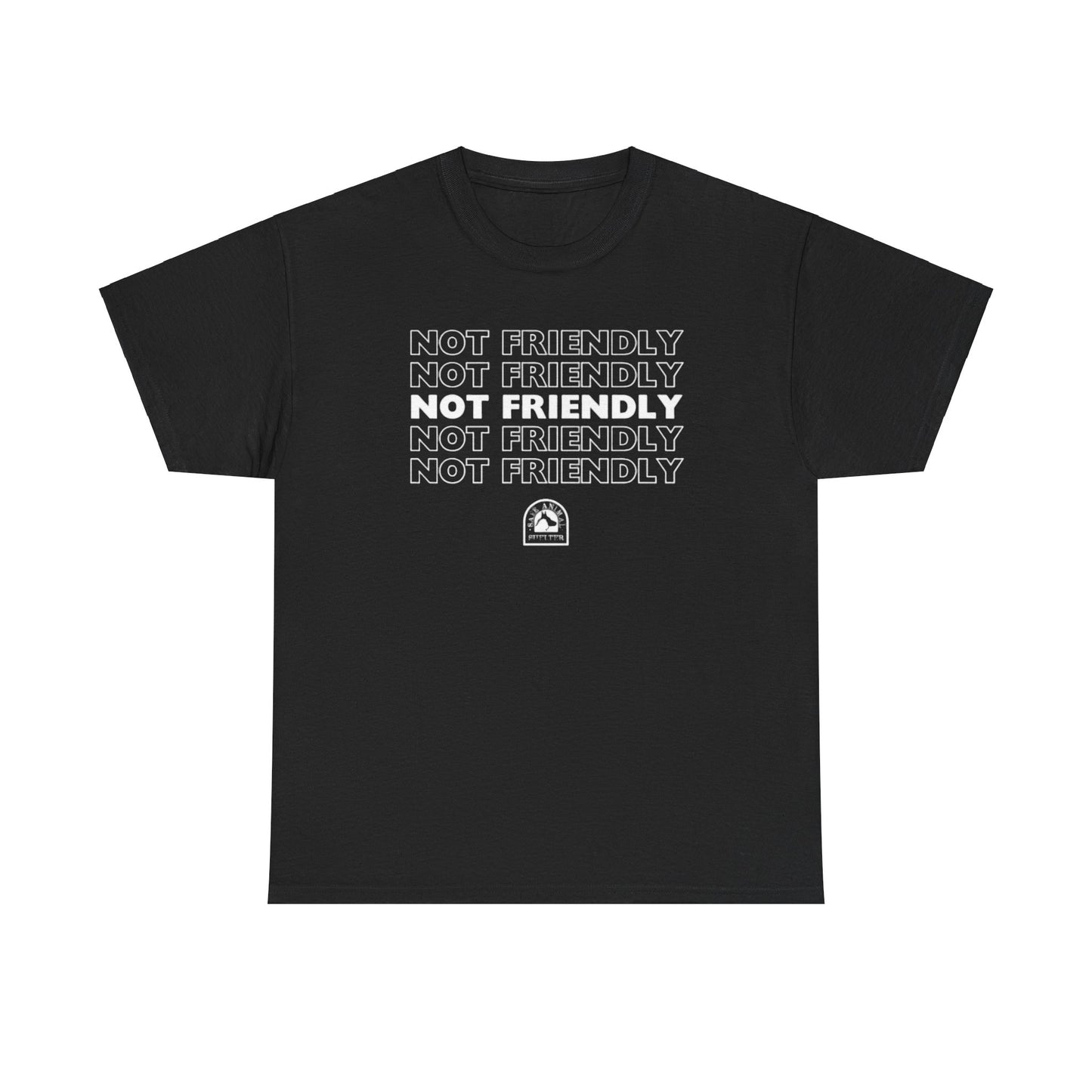 Not Friendly Heavy Cotton Tee